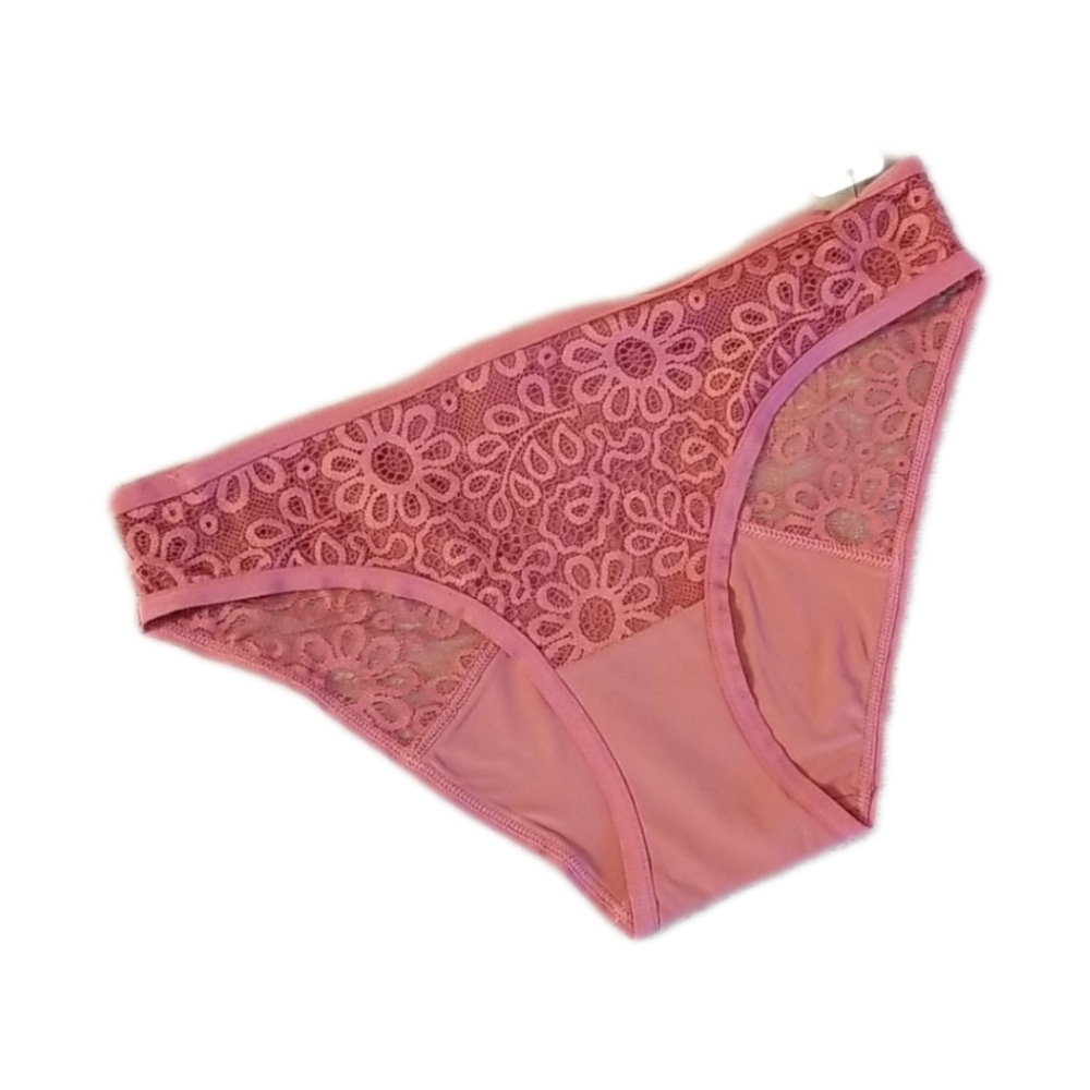 Sam Edelman Swirl Mesh Bikini in Rose Wine